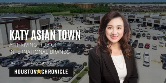 JOSIE LIN INTERVIEWED BY houston chronicle TALKING ABOUT Katy Asian Town